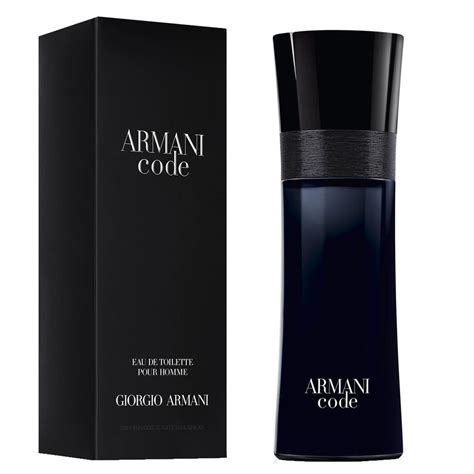 giorgio armani code for men